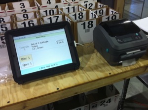 using ipad for warehouse inventory